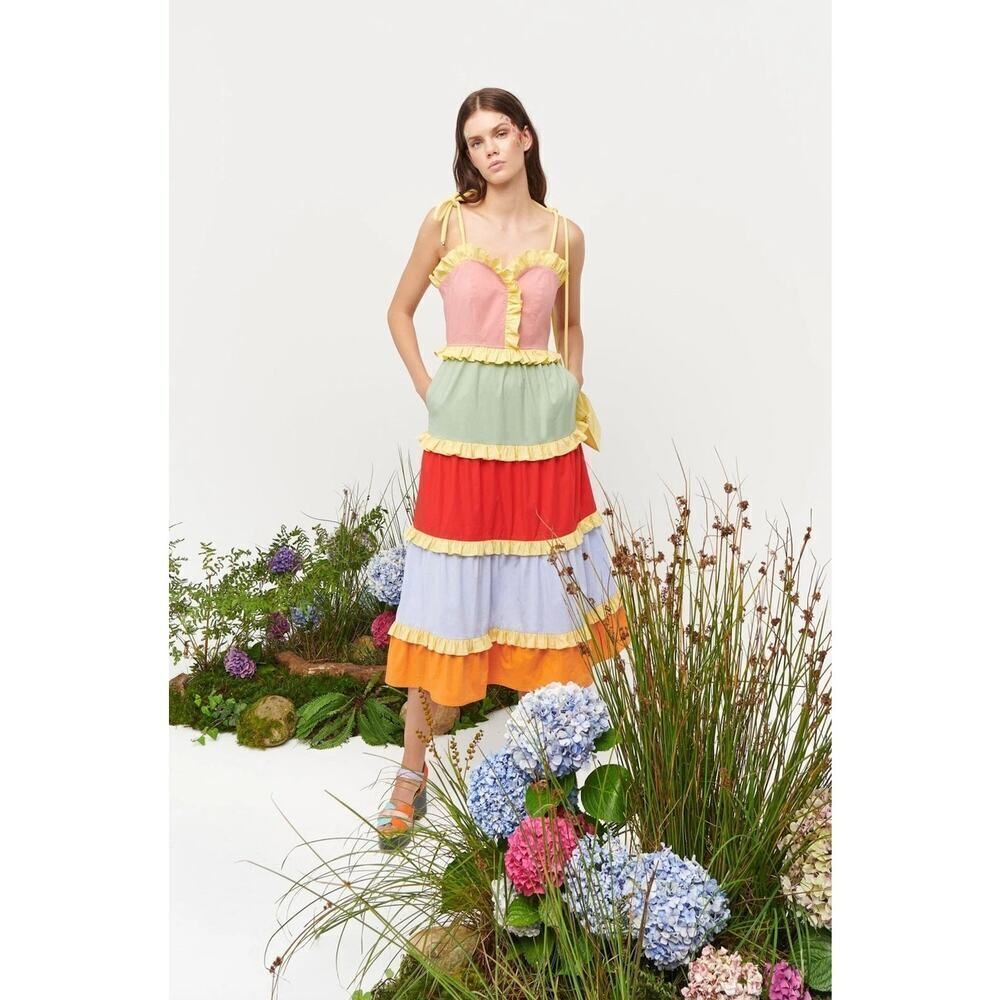 CELIA B Siggi Tiered Maxi Dress - Vibrant & Stylish